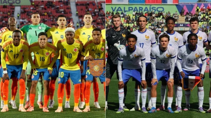 Colombia y Francia se enfrentan hoy por el tercer puesto del Mundial Sub-20